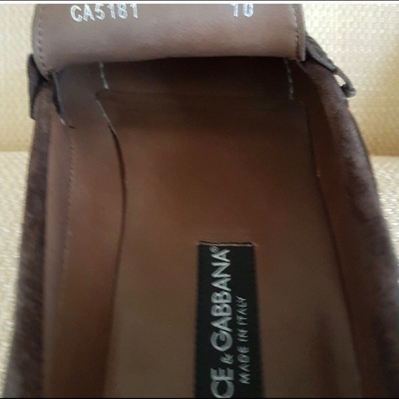 SOLD Dolce & Gabbana Suede Men Moccasin - Picture 7 of 7